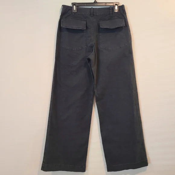 Nili Lotan Leon Boy Black Twill Cotton Pants